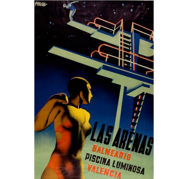 i+Diseño. Cartel diseñado por Josep Renau para el
balneario Las Arenas, en 1935