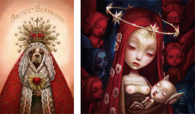 i+Diseño. St. Bernard y Virgen con el Niño, Benjamín Lacombe.