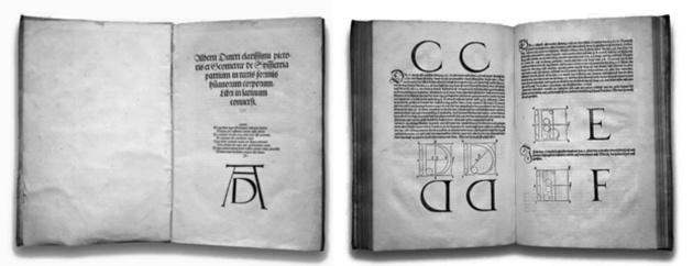 i+Diseño. Alberto Durero, Unterweysung der Messung.