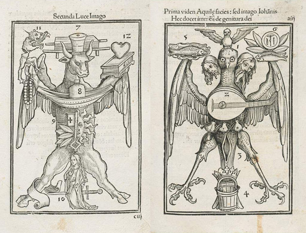 i+Diseño. Imágenes mnemotécnicas usadas para recordar el evangelio de San Lucas