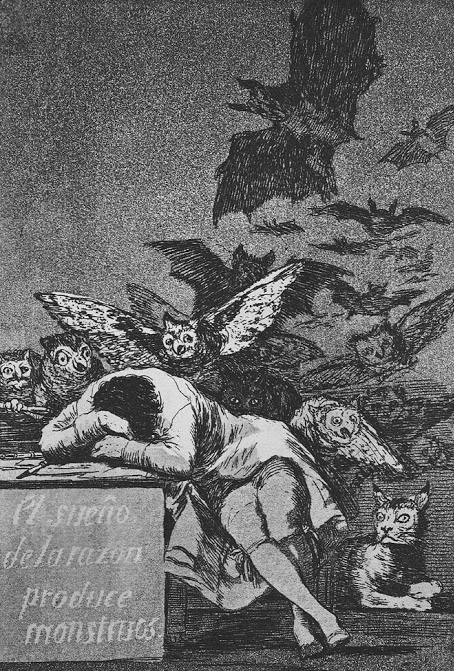 i+Diseño. Francisco de Goya, 'El sueño de la razón produce monstruos'.
