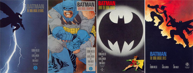 i+Diseño. Portadas 'The Dark Knight Returns'.