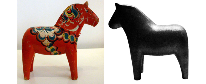 tradicional Dalahäst vs. D90 de Fredrik Swärd