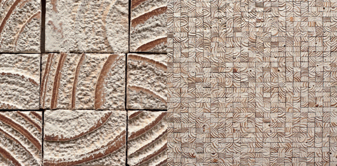 Estudio de texturas y composición cuadrada