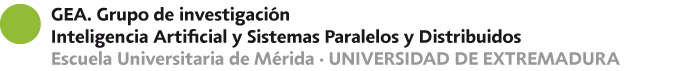GEA. Grupo de investigación Inteligencia Artifical y Sistemas Paralelos y Distribuidos CENTRO UNIVERSITARIO DE MÉRIDA · UNIVERSIDAD DE EXTREMADURA