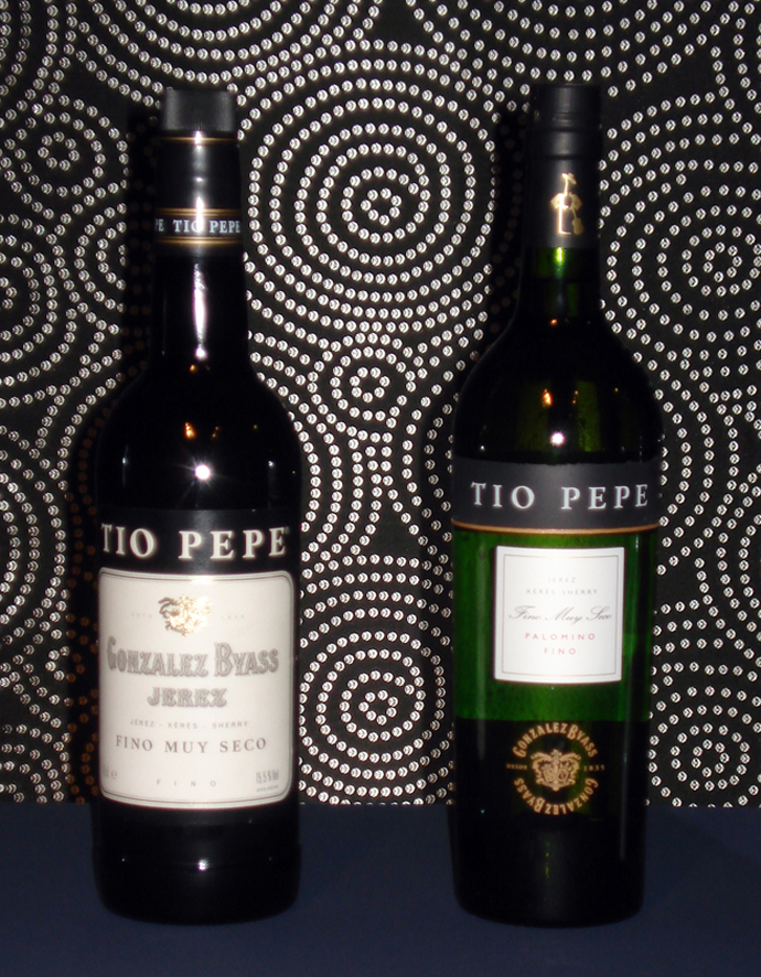 Botellas Tio Pepe