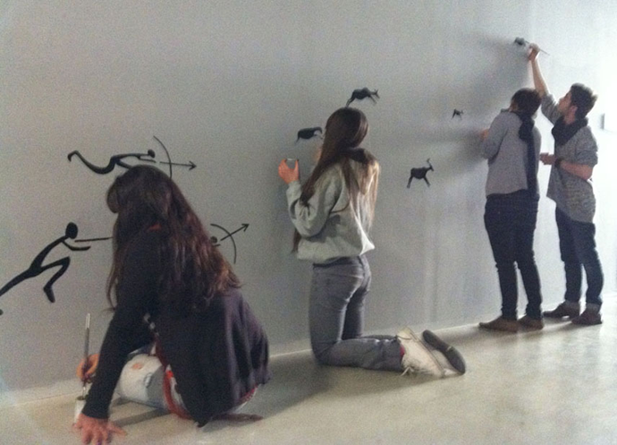 Señalética para Facultad de Bellas Artes de la Universidad de Murcia
