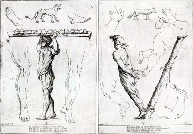 Giuseppe Maria Mitelli, Alfabeto in sogno, essemplare per dissegnare, 1683