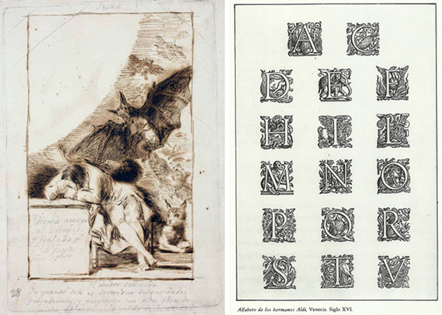 Giuseppe Maria Mitelli, 1675/ 6. Giuseppe Maria Mitelli, Alfabeto in sogno, frontispicio