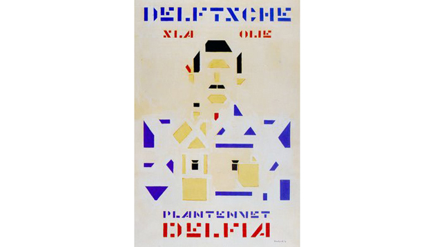 Bart van der Leck, Póster para Delfia, 1919